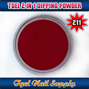 TGEL 3in1 Gel Polish + Nail Lacquer + Dipping Powder #211