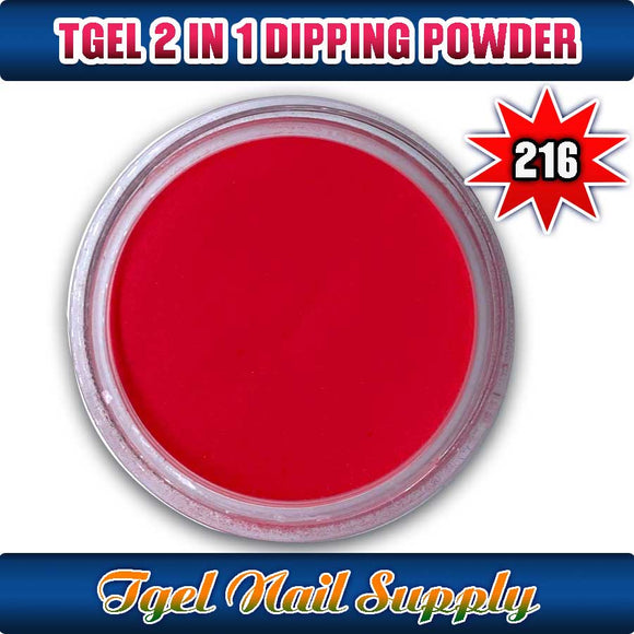 TGEL 3in1 Gel Polish + Nail Lacquer + Dipping Powder #216