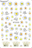 1Pcs Nail Stickers Flower