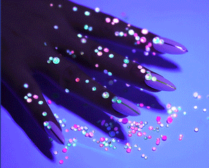 Diamond Glow In The Dark Nail Art Decorations