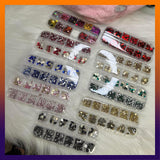 Nail Art Rhinestone Shape Fancy Shaped In Box