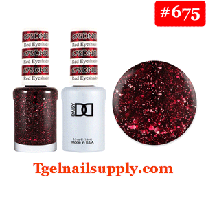 DND 675 Red Eyeshadow 2/Pack