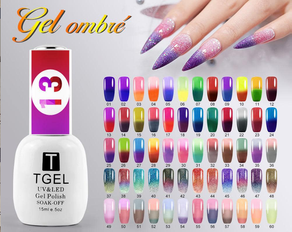 TGEL Gel Ombre Mood Changing Gel Nail Polish Le s Discount