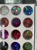 Nail Art gilter design 12 colors packages