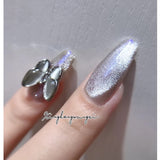 Spar Cat Eye Nail Gel Polish Magnetic Soak Off UV Gel Nail Polish Glitter Shining Magnet Gel Lacquers Wide Effect silver colors