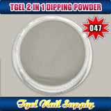 TGEL 3in1 Gel Polish + Nail Lacquer + Dipping Powder #047