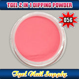 TGEL 3in1 Gel Polish + Nail Lacquer + Dipping Powder #056