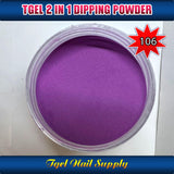 TGEL 3in1 Gel Polish + Nail Lacquer + Dipping Powder #106