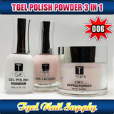 TGEL 3in1 Gel Polish + Nail Lacquer + Dipping Powder #006