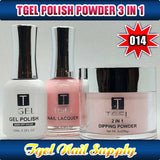 TGEL 3in1 Gel Polish + Nail Lacquer + Dipping Powder #014