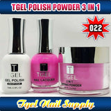TGEL 3in1 Gel Polish + Nail Lacquer + Dipping Powder #022