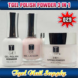 TGEL 3in1 Gel Polish + Nail Lacquer + Dipping Powder #029