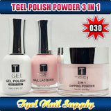 TGEL 3in1 Gel Polish + Nail Lacquer + Dipping Powder #030
