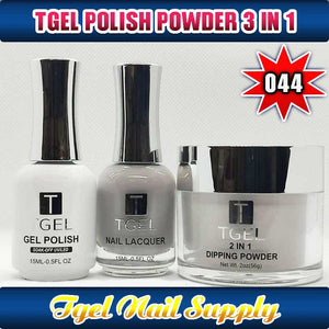 TGEL 3in1 Gel Polish + Nail Lacquer + Dipping Powder #044