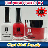 TGEL 3in1 Gel Polish + Nail Lacquer + Dipping Powder #057
