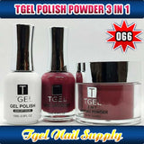 TGEL 3in1 Gel Polish + Nail Lacquer + Dipping Powder #066
