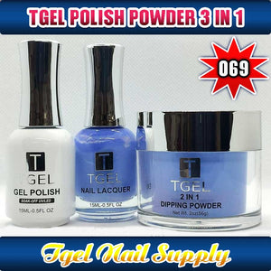 TGEL 3in1 Gel Polish + Nail Lacquer + Dipping Powder #069