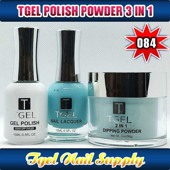 TGEL 3in1 Gel Polish + Nail Lacquer + Dipping Powder #084