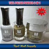 TGEL 3in1 Gel Polish + Nail Lacquer + Dipping Powder #124