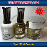 TGEL 3in1 Gel Polish + Nail Lacquer + Dipping Powder #125