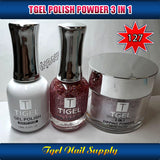 TGEL 3in1 Gel Polish + Nail Lacquer + Dipping Powder #127