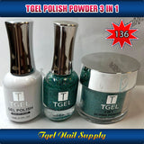 TGEL 3in1 Gel Polish + Nail Lacquer + Dipping Powder #136