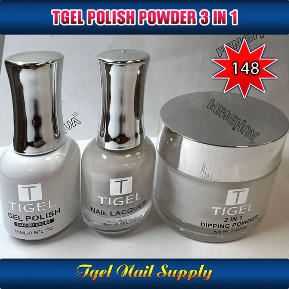 TGEL 3in1 Gel Polish + Nail Lacquer + Dipping Powder #148