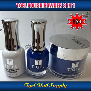 TGEL 3in1 Gel Polish + Nail Lacquer + Dipping Powder #154