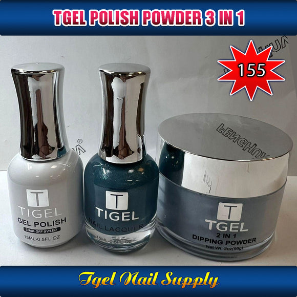 TGEL 3in1 Gel Polish + Nail Lacquer + Dipping Powder #155