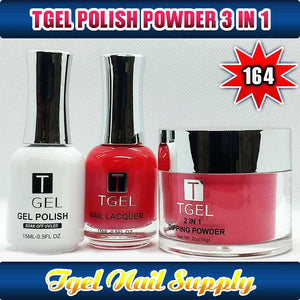 TGEL 3in1 Gel Polish + Nail Lacquer + Dipping Powder #164