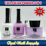 TGEL 3in1 Gel Polish + Nail Lacquer + Dipping Powder #172